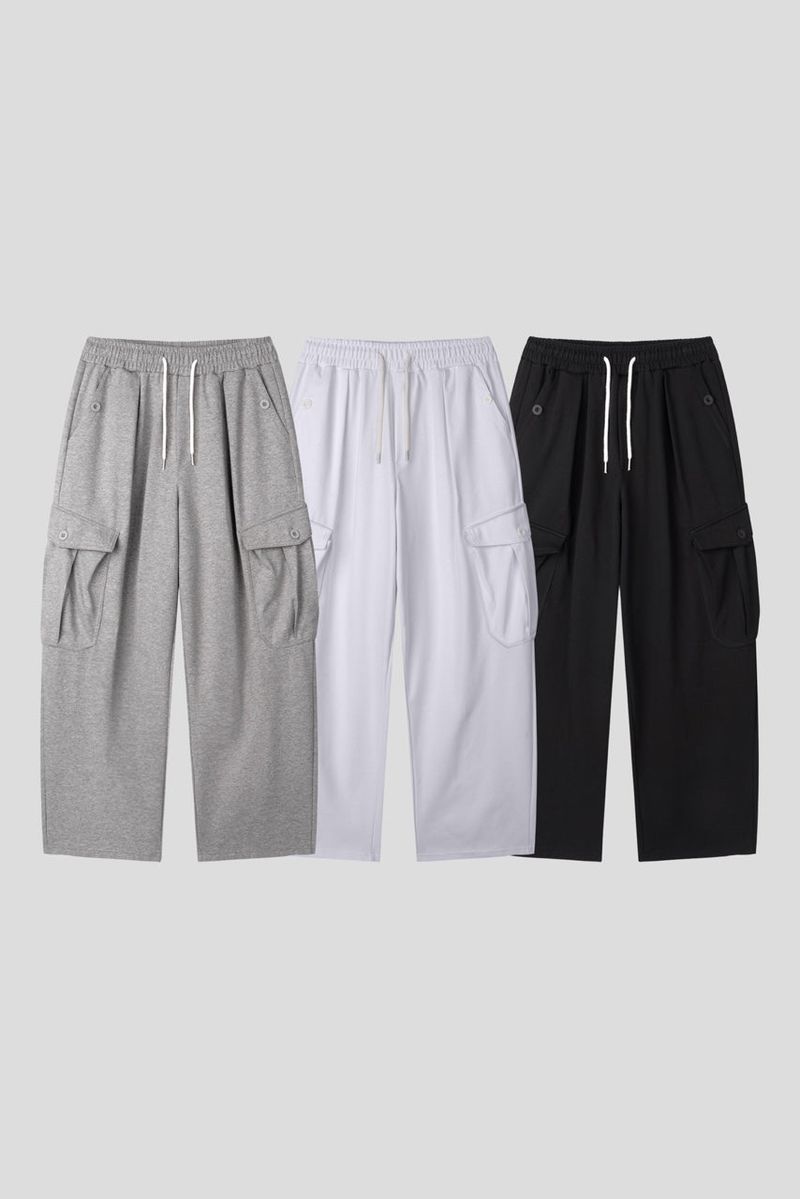 Dean Button Cargo Sweat Pants