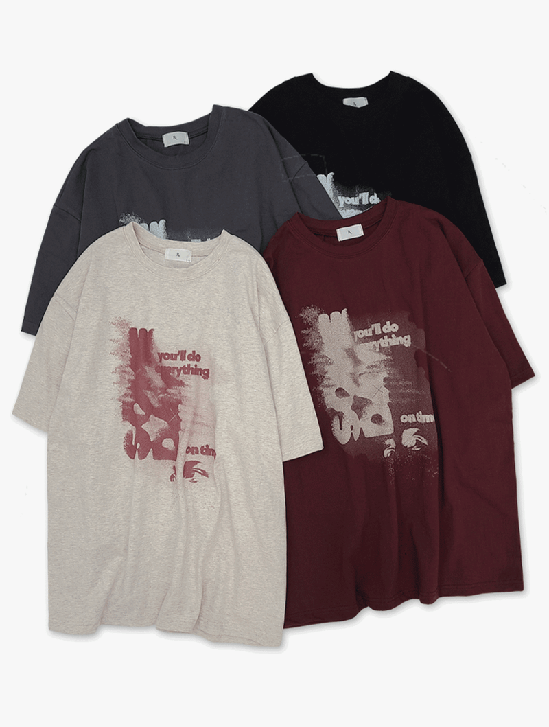 on-time short-sleeved T-shirt