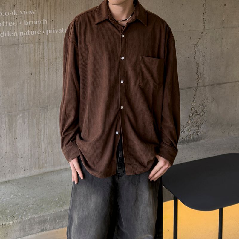 Lea Oversized Corduroy Shirt