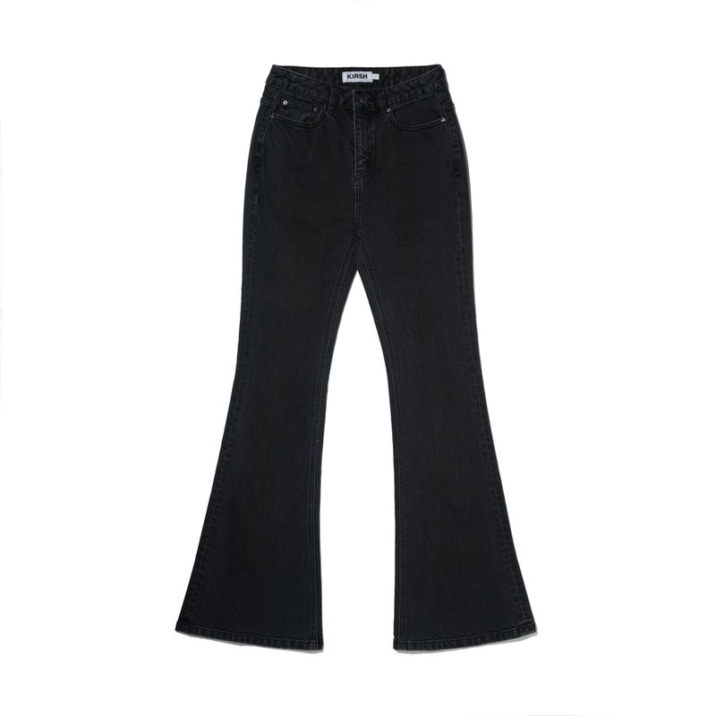 CHERRY BOOTS CUT DENIM PANTS [CHARCOAL]