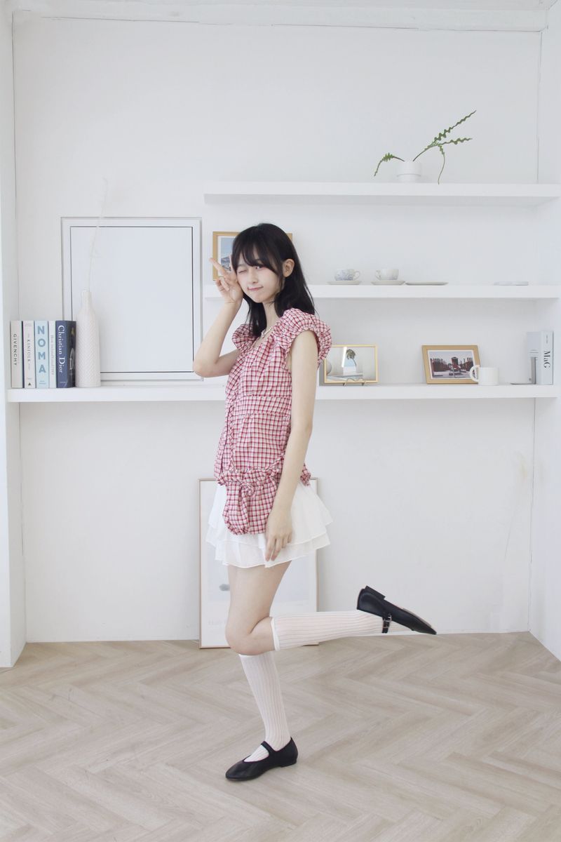 frill cancan mini skirt