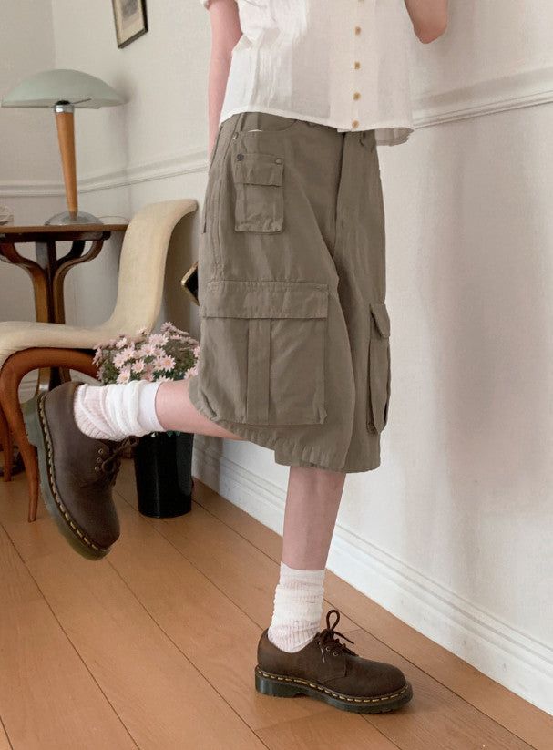 SHOPPERLAND（ショッパーランド）の「[S-2XL] Daily Multi Cargo Bermuda Shorts (4color / 2type)（Pants）」