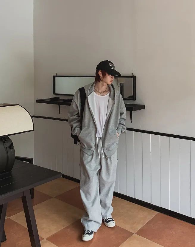 Jet Carpender One-Tuck Wide Sweatpants