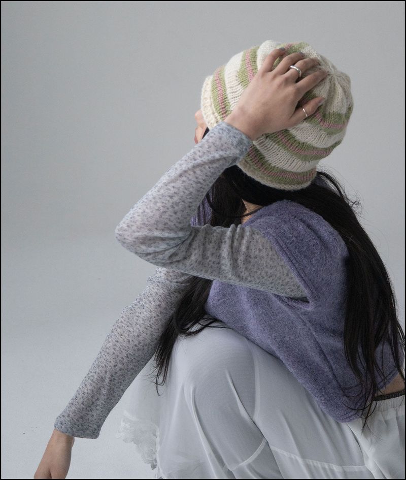 Rosy see through long sleeve-t 