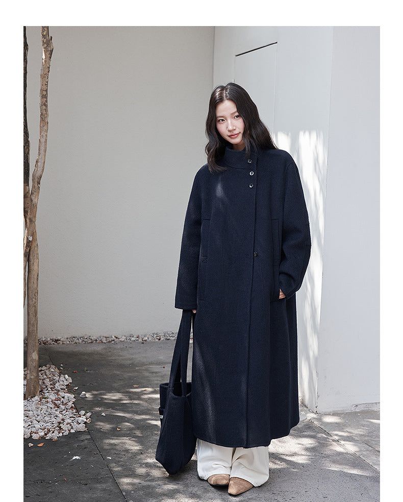 London Museum Double-face Wool Long Coat