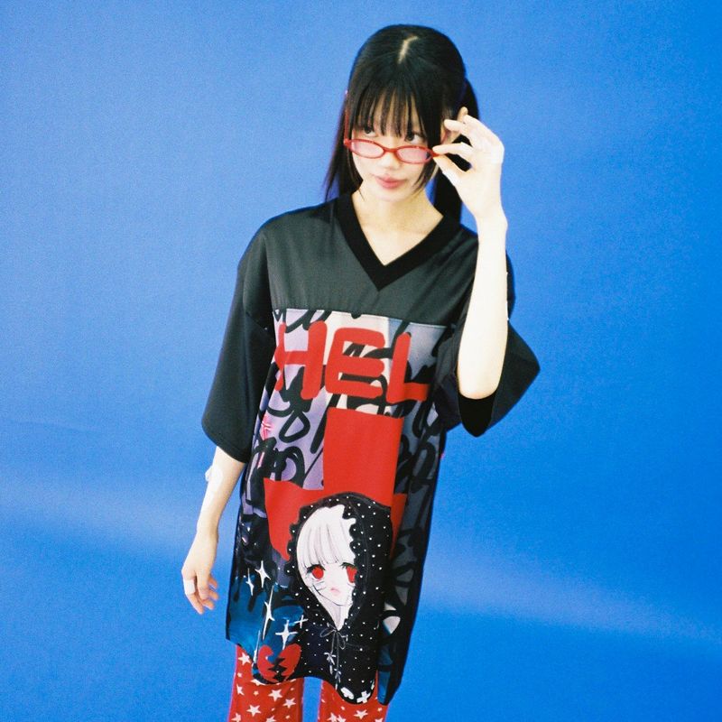 Help Me Satin Top - BLACK