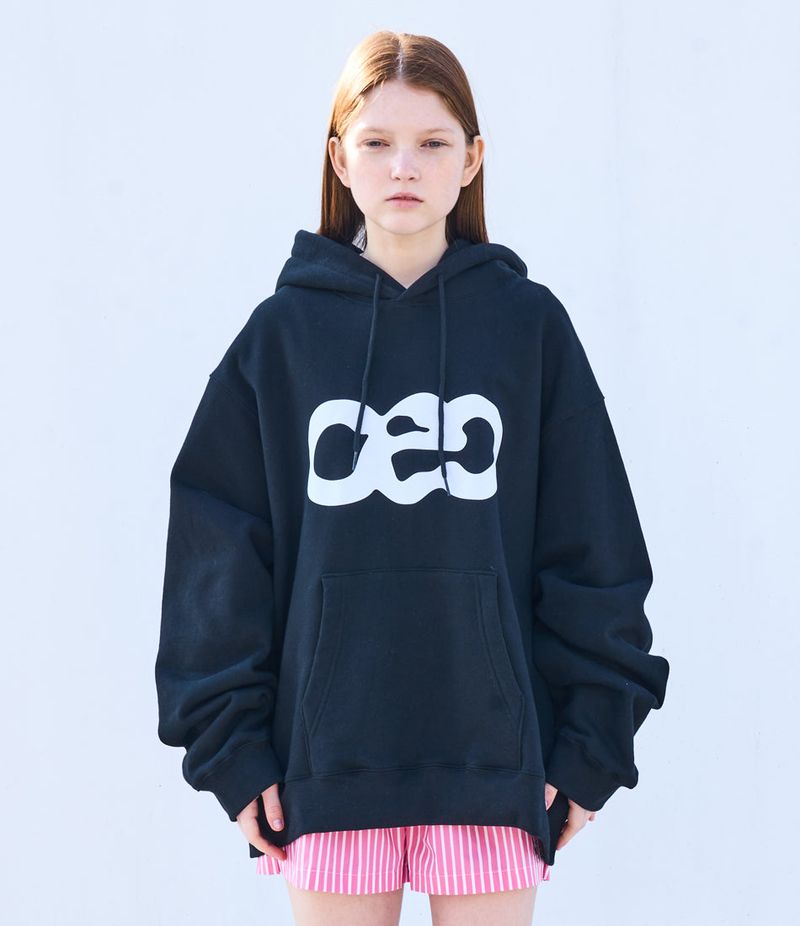 CHANCECHANCE（チャンスチャンス）の「CEC GRAPHIC LOGO HOODIE(BLACK/기모)（Tops）」