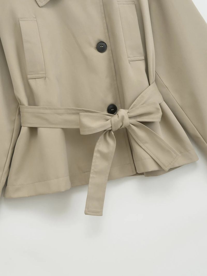 Chloe Belted Short Trench Coat