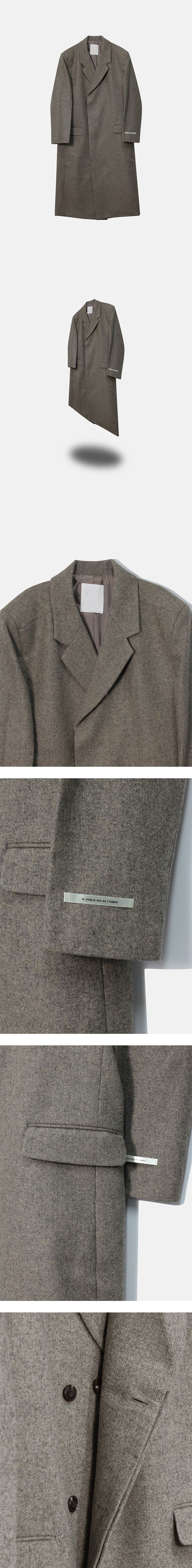 [F/W] Hidden max wool long coat(3color)