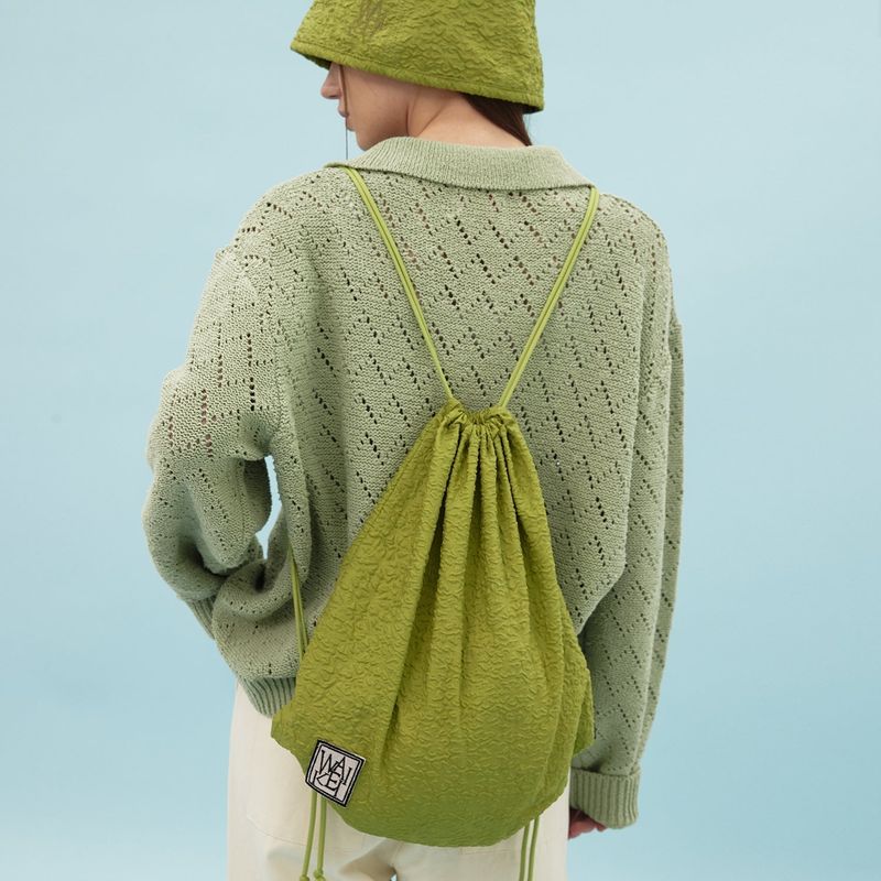 WaiKei(ワイケイ)の「Embossing texture string bag(Bags)」