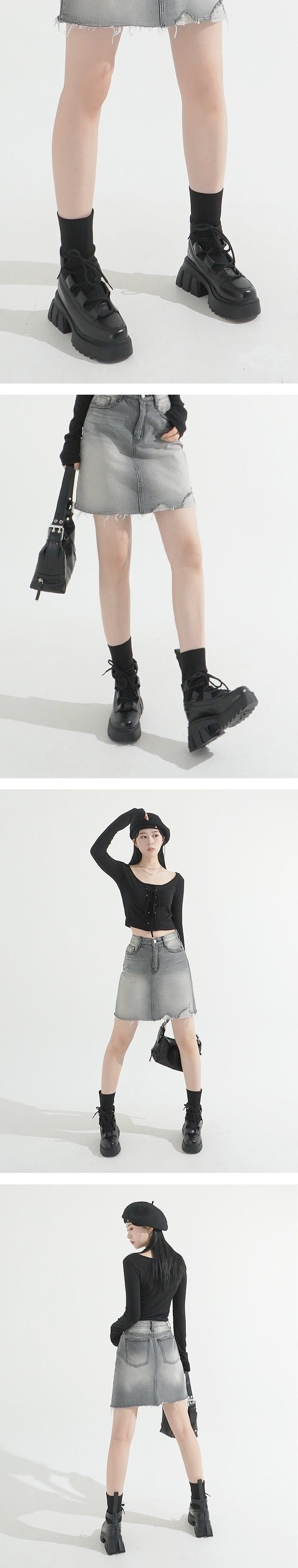 Rib Socks Strap Walker (7cm)