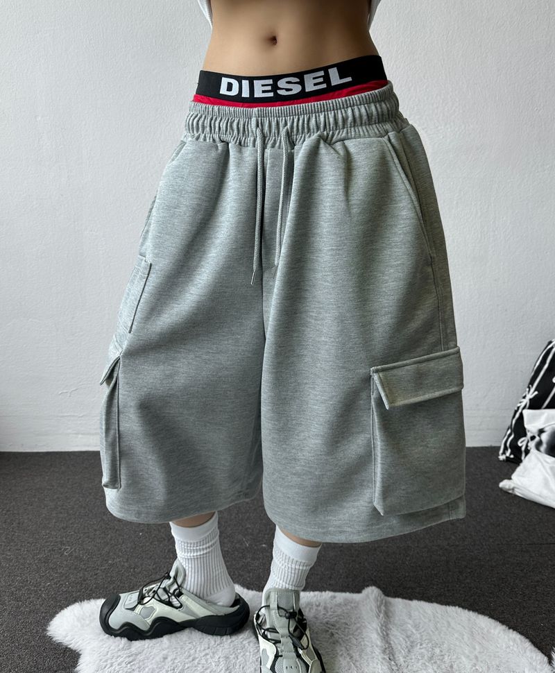 Diverse Multi Cargo Balloon Bermuda Shorts 4color