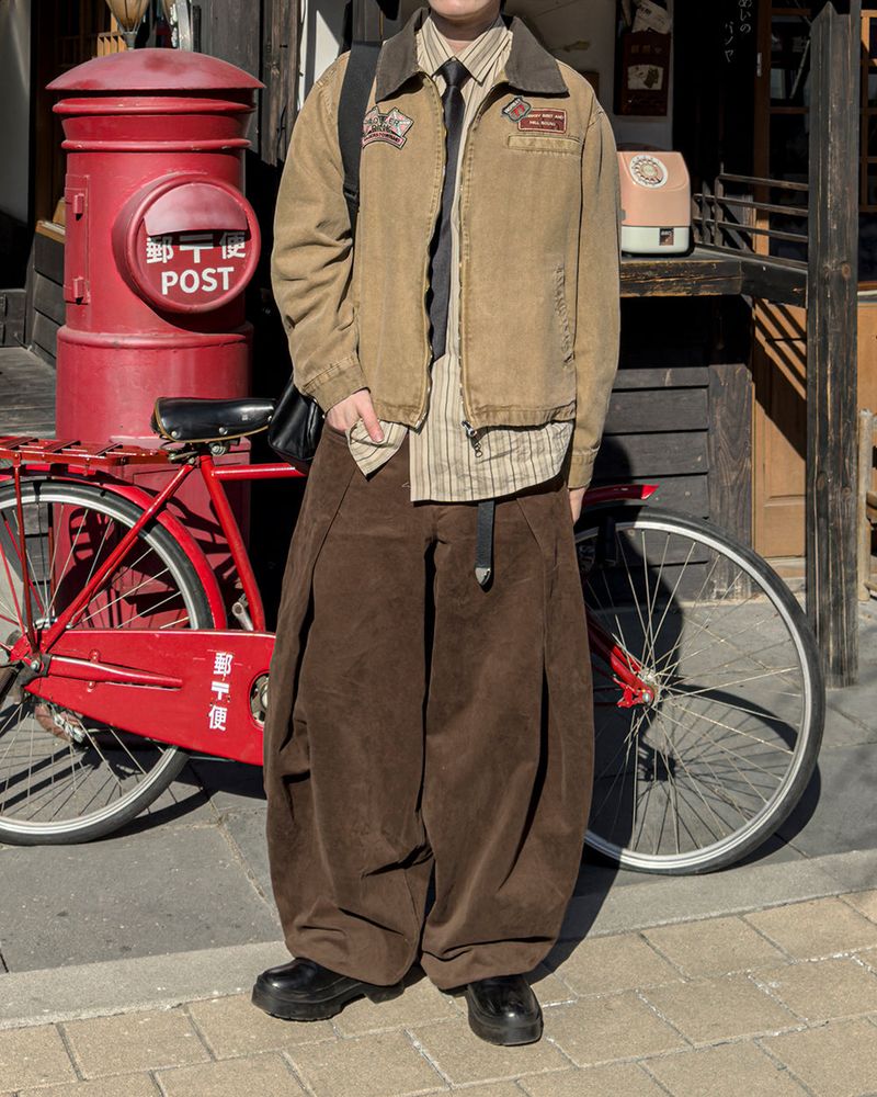 Cuff Bizo Balloon Cotton Pants