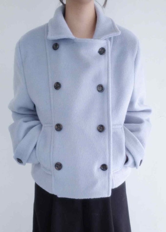 myorang（ミョラン）の「Powder double short coat (2color)（Jackets/Outerwear）」