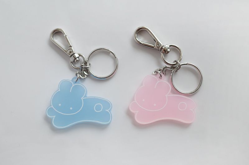hopping bunny keyinrg 