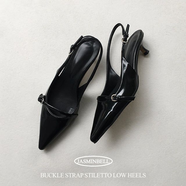 Bito Stiletto Buckle Strap Heel