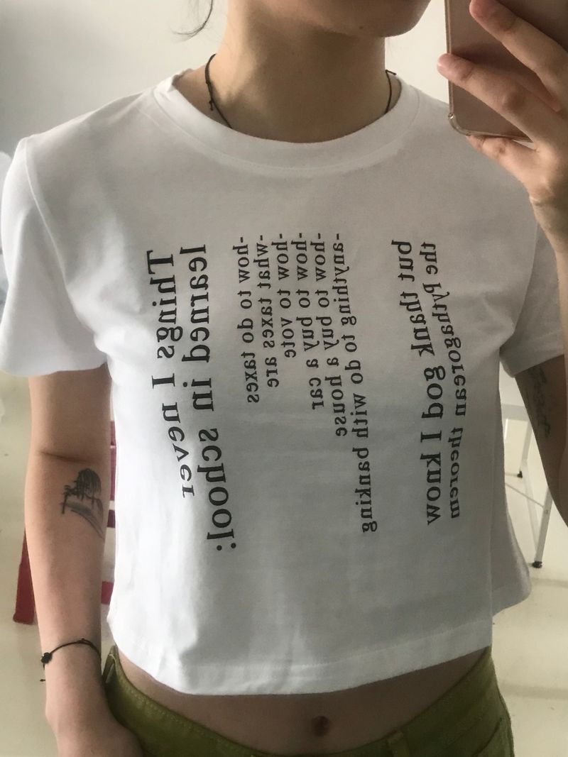 Life crop T