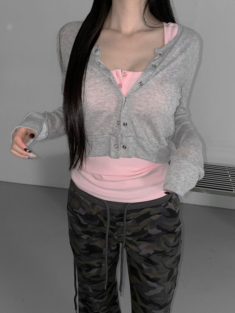 serch shirring camo bootscut pt