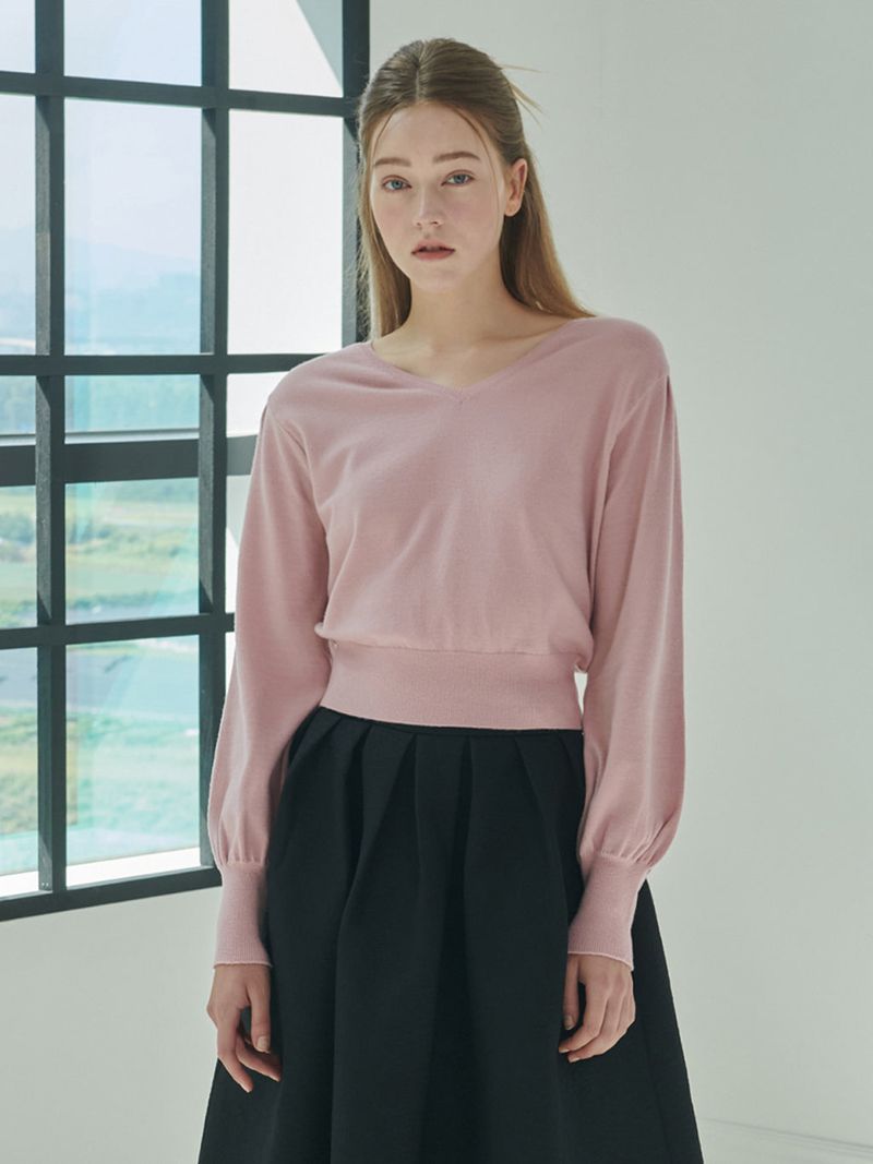 Emma Puff Knit (Pink)
