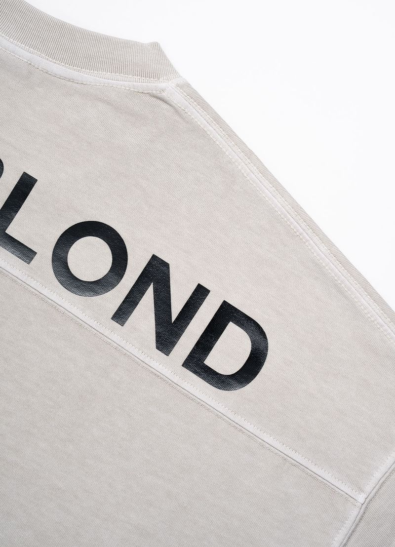 BBD ヒデンスローガンピグメントロングTシャツ（サンド）