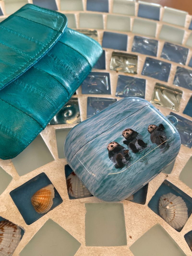 [sea otter triplets airpods case]