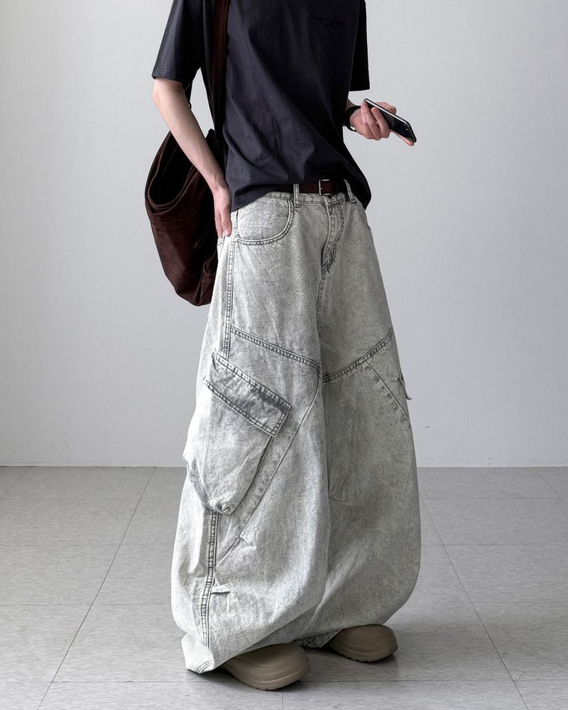 Ditto Gray Balloon Denim