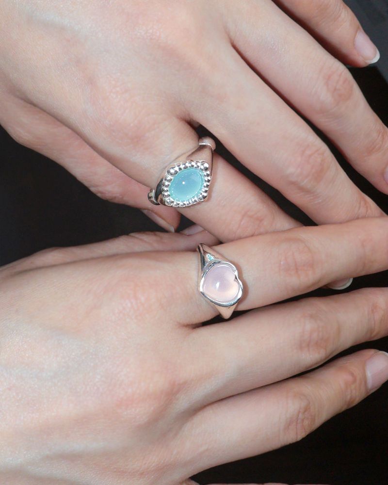 [MADE] bubble oval ring