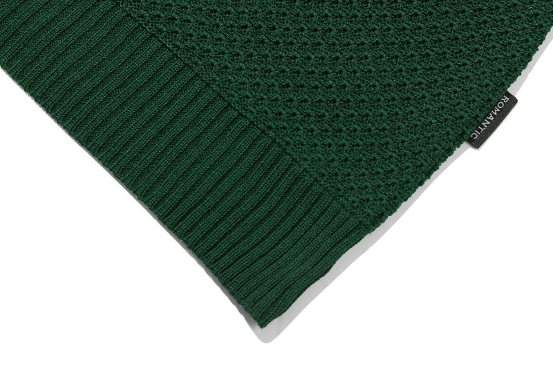 PUNCHING KNIT LONG SLEEVE_GREEN