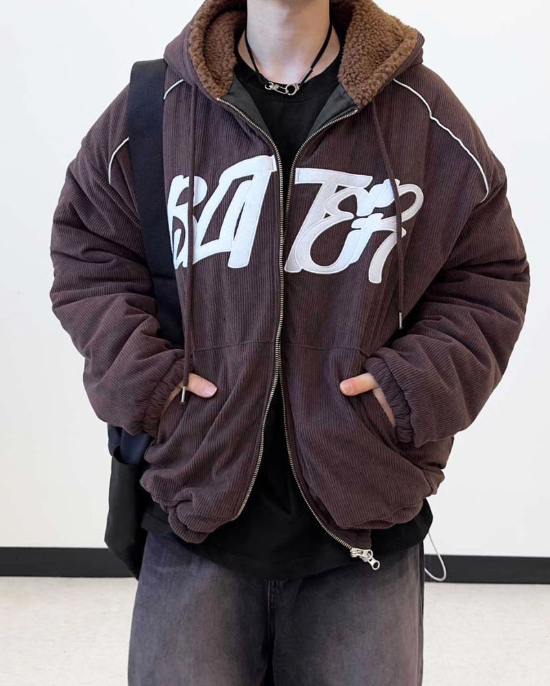 Izek Corduroy Padded Jacket 2C