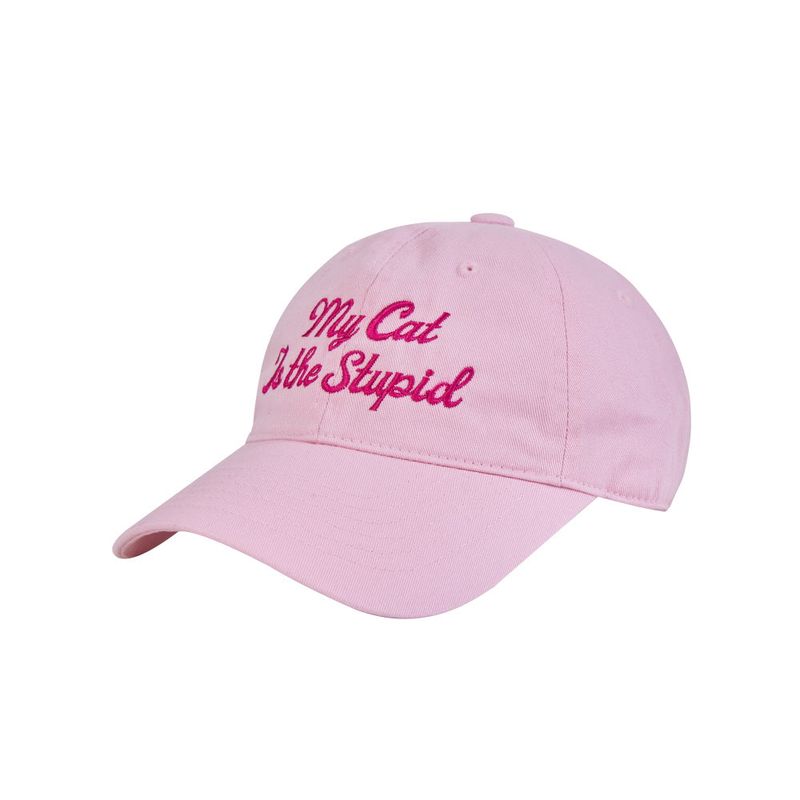 Human & Cat(ヒューマン&キャット)の「STUPID CAT BALL CAP_PINK(Hats)」
