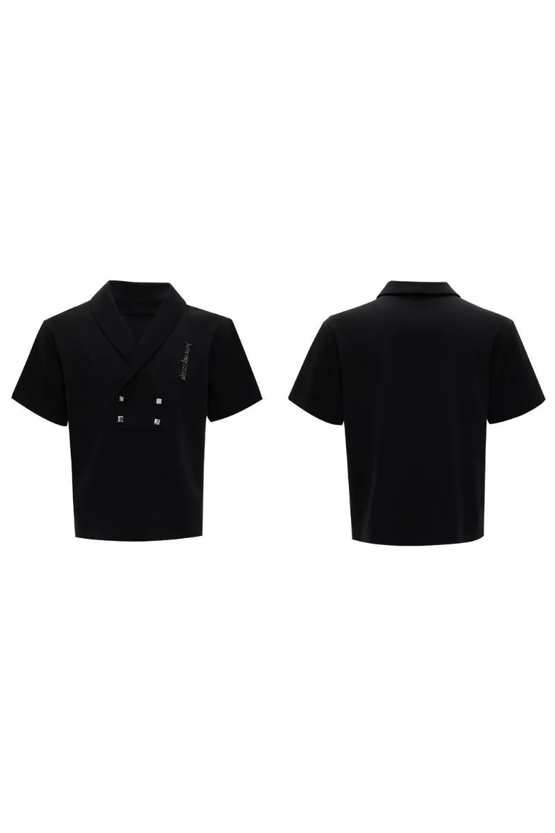 V-Neck Padded Track Shirt