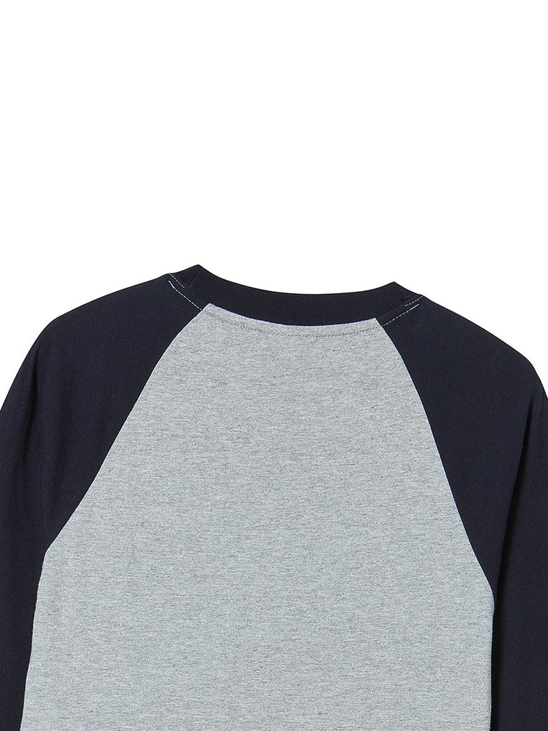 STAR RAGLAN L/S NAVY