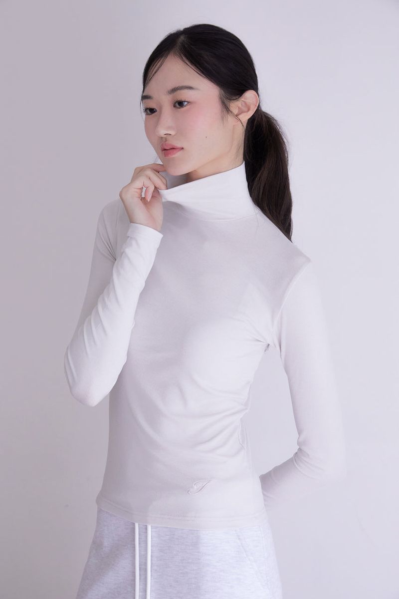 Warm up turtleneck top (3COLOR)