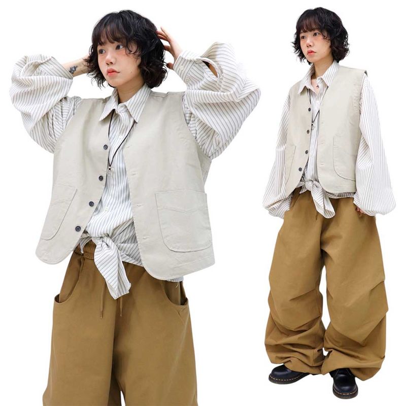 Vintage Button-Up Vest