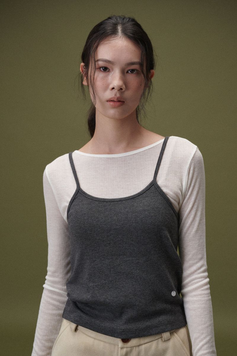  Angora sleeveless (Grey)