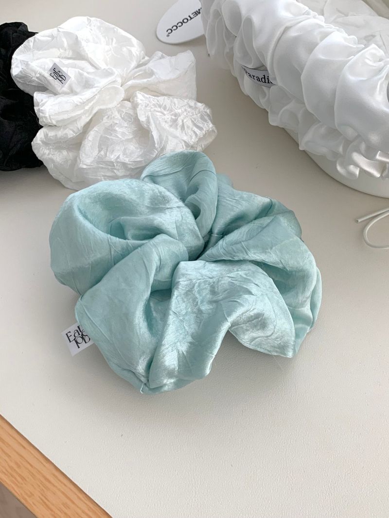Satin big scrunchies(3color)