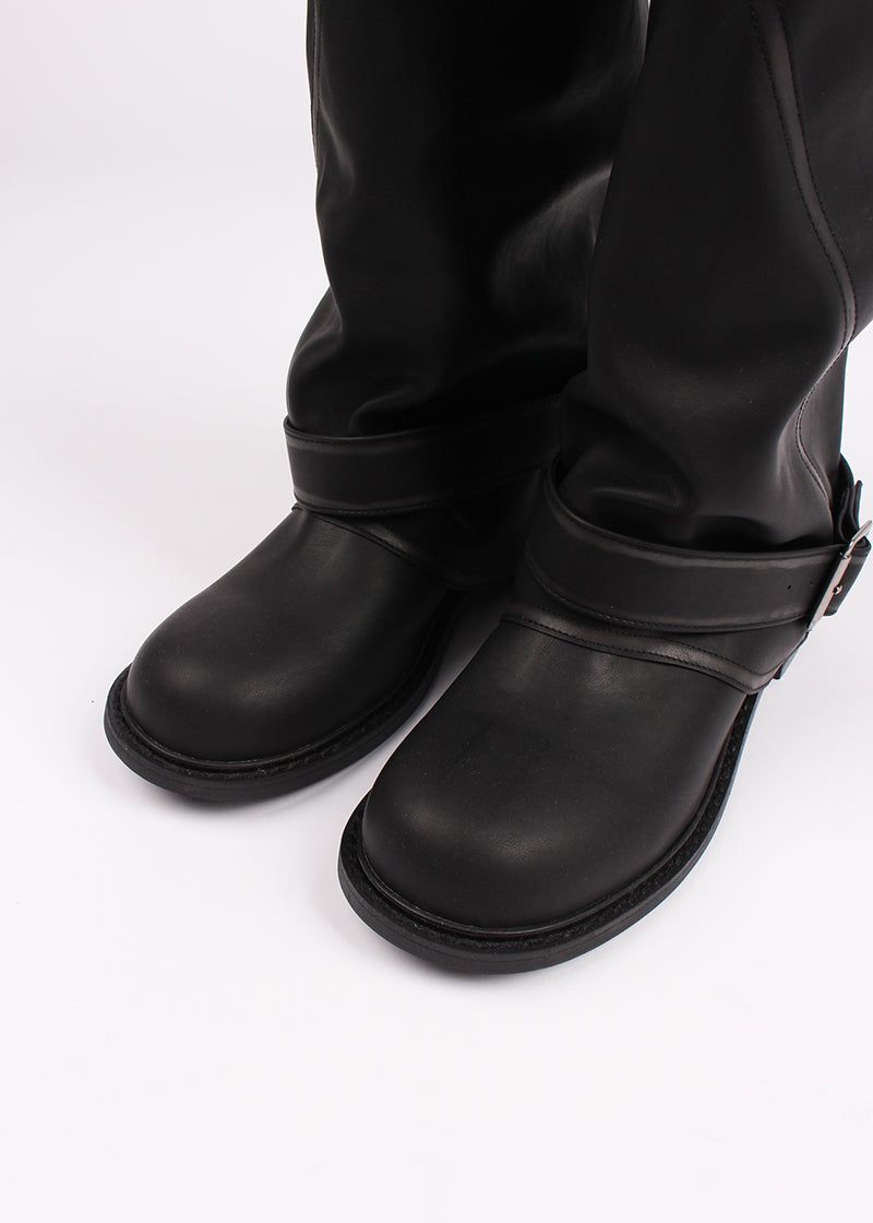 FOLDING BUCKLE BOOTS