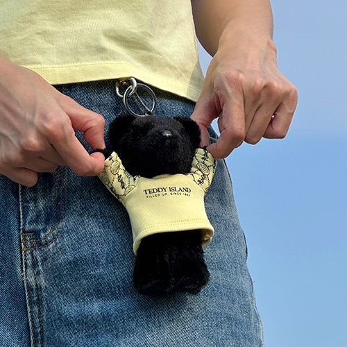Teddybear T-shirt keyring [9EA]