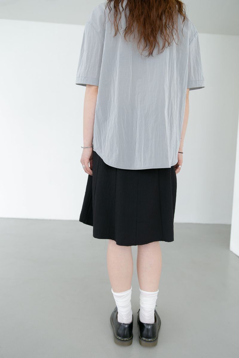 embo button midi skirt(3colors)
