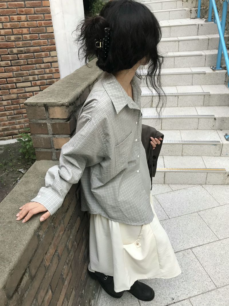 ownmind（オウンマインド）の「コージー チェックシャツ（トップス）」