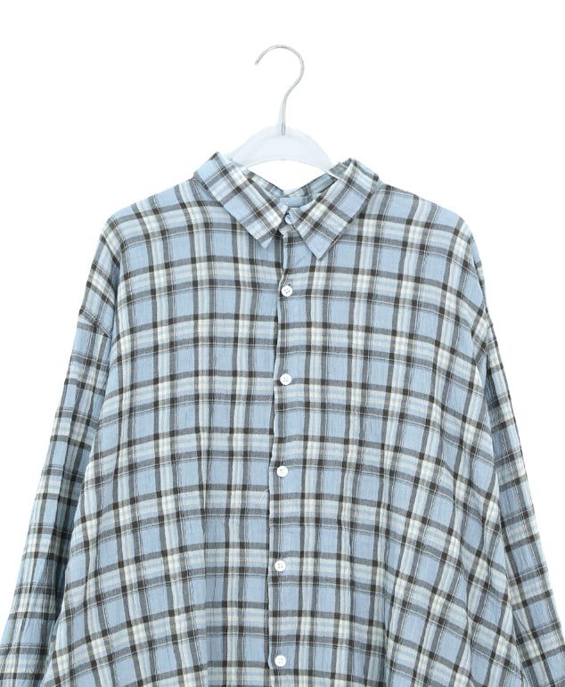 [unisex] Delice Vintage Check Long Sleeve Shirt