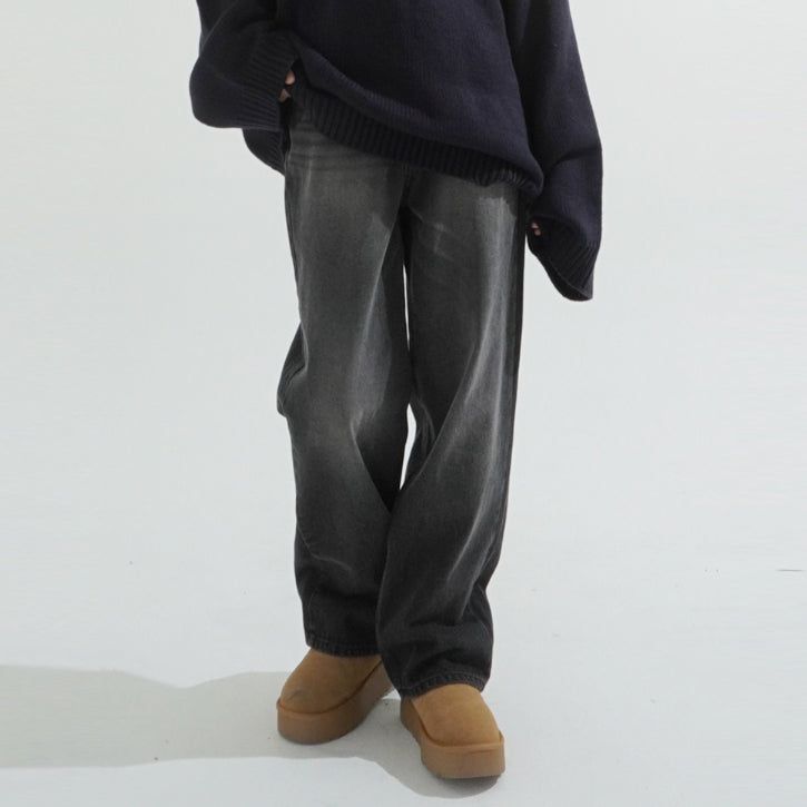 KIXI（キッシー）の「Seoungsu sand washing black denim（Pants）」