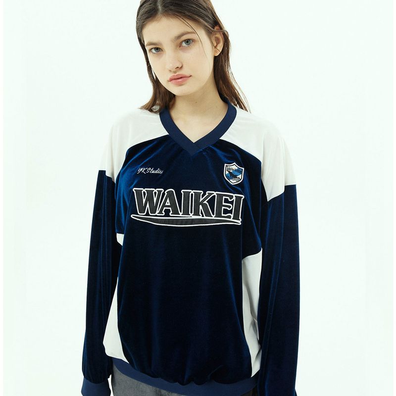 Velvet uniform jersey tshirts