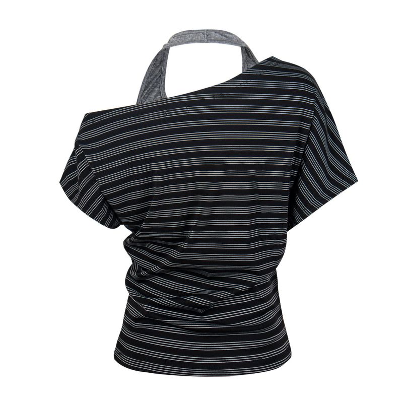Murev Asymmetry Stripe Top