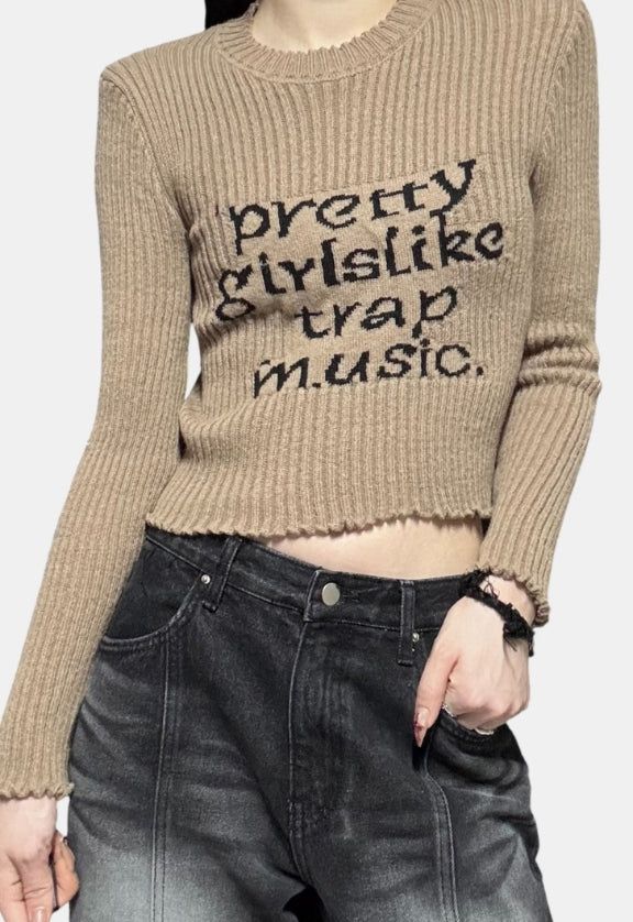 2000s grunge knit