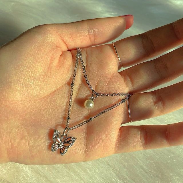 Helen two chain necklace