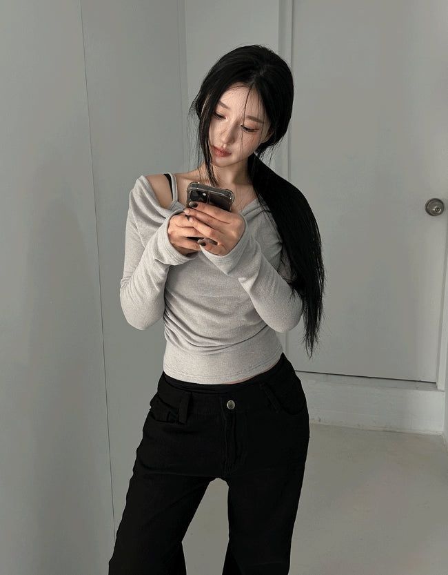 Soft Drape Slim Top