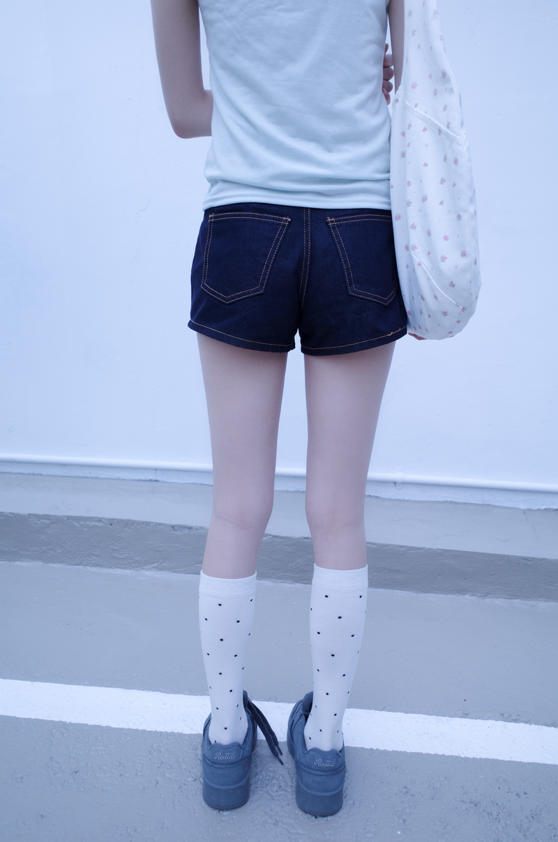ハミングデニムショートパンツ