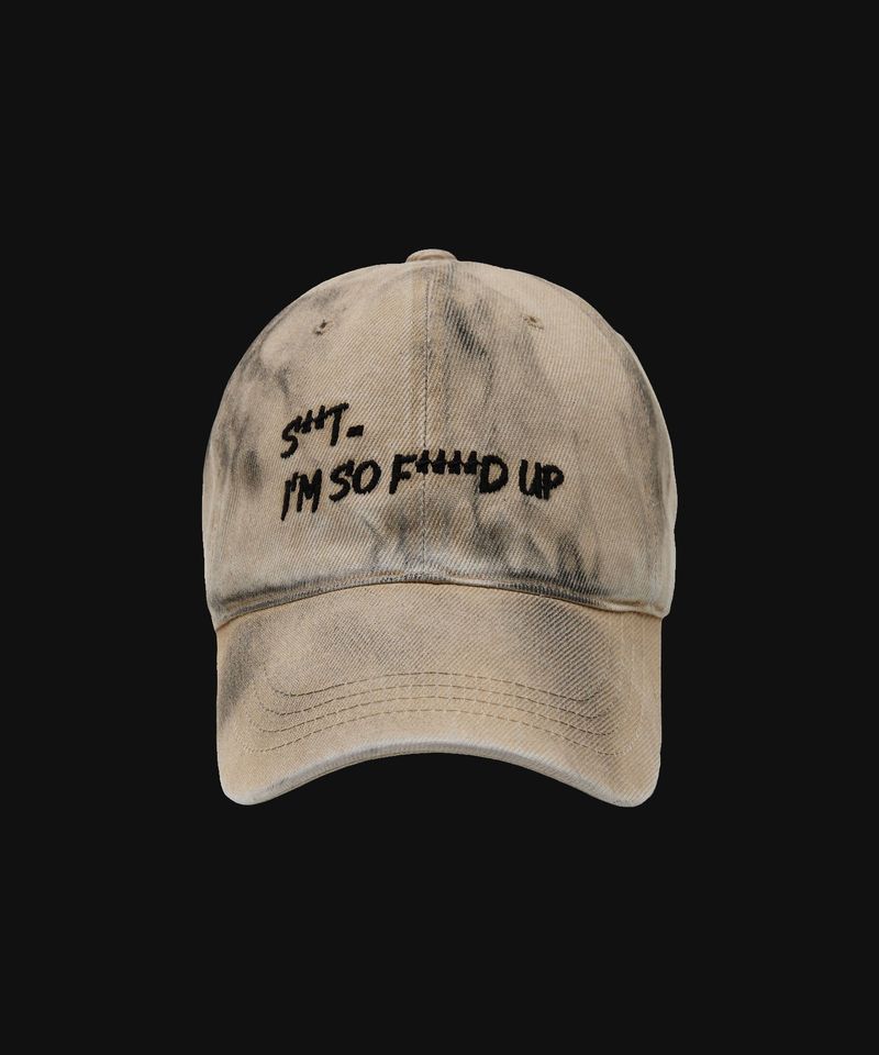 MESSAGE STRAPBACK DIRTY -DIRTY BEIGE-