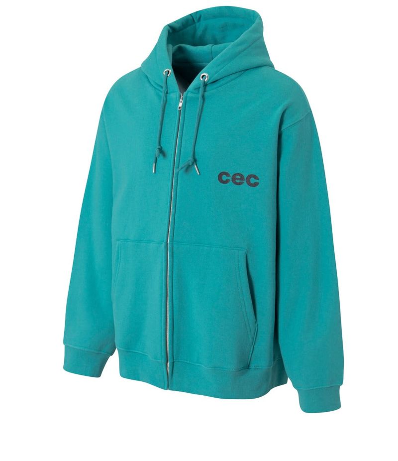 CEC ZIP-UP HOODIE(MINT)